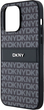 Панель DKNY Leather Mono Stripe & Metal Logo для Apple iPhone 15 Pro Black (3666339260415) - зображення 4