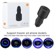 Автомобильное зарядное устройство Xiaomi Mi Car Charger 1A1C 100W (CC07ZM) Turbo Charge с кабелем 1м Чорный - изображение 10