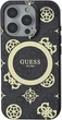 Etui Guess IML Peony On 4G Background MagSafe do Apple iPhone 16 Pro Black (GUHMP16LH4PYEEK) - obraz 2
