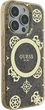 Панель Guess IML Peony On 4G Background MagSafe для Apple iPhone 16 Pro Brown (GUHMP16LH4PYEEW) - зображення 4