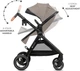 Универсальная коляска 3 в 1 KinderKraft Esme Pro Sand Beige (00-00305356) - изображение 4