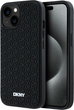 Панель DKNY 3D Rubber Repeat Pattern для Apple iPhone 15 Plus Black (3666339266844) - зображення 1