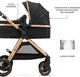 Универсальная коляска 3 в 1 KinderKraft Esme Pro Pure Black (00-00305355) - изображение 5