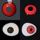 Червоні контактні лінзи - Ред обідок 2шт. від ELITE Lens - зображення 4
