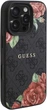 Etui Guess 4G Flowers Print MagSafe do Apple iPhone 16 Pro Black (GUHMP16LP4ROPEMCK) - obraz 4