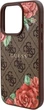 Etui Guess 4G Flowers Print MagSafe do Apple iPhone 16 Pro Brown (GUHMP16LP4ROPEMCW) - obraz 6