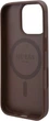 Etui Guess 4G Flowers Print MagSafe do Apple iPhone 16 Pro Brown (GUHMP16LP4ROPEMCW) - obraz 7