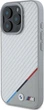 Панель BMW M Carbon Tricolor Line MagSafe для Apple iPhone 16 Pro Gray (BMHMP16L23PUDTS) - зображення 2