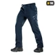 Штани M-Tac Soft Shell Winter Dark Navy Blue XS 20306015-XS - изображение 1