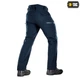 Штани M-Tac Soft Shell Winter Dark Navy Blue XS 20306015-XS - изображение 5