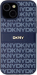 Etui DKNY Leather Mono Stripe & Metal Logo do Apple iPhone 13/14/15 Blue (3666339260811) - obraz 3
