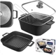 Набір посуду для приготування їжі Orion Grande Сковорода-гриль + Кошик + Каструля з кришкою 4.5 л (8592381206543) - зображення 3