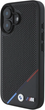 Панель BMW M Perforated Tricolor Line MagSafe для Apple iPhone 16 Black (BMHMP16M23PUPDK) - зображення 2