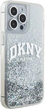 Etui DKNY Liquid Glitter Big Logo do Apple iPhone 15 Pro Max White (3666339270926) - obraz 4
