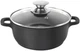 Каструля Orion Grande з кришкою чорна 4 л (8592381143114) - зображення 1