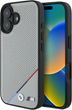 Панель BMW M Perforated Tricolor Line MagSafe для Apple iPhone 16 Gray (BMHMP16S23PUPDG) - зображення 1