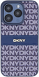 Etui DKNY Leather Mono Stripe & Metal Logo do Apple iPhone 15 Pro Max Blue (3666339260842) - obraz 2