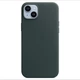 Защитный чехол Apple iPhone 14 Plus Leather Case MagSafe Forest Green - изображение 4