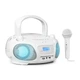 Бумбокс караоке з квітнудзиком Auna Disco Light білий - Уцінка - зображення 2