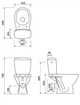 Унитаз-компакт Mito Kaskasa 206 010 3/6 (CCKZ1000300783) - изображение 2