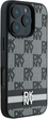 Панель DKNY Checkered Pattern & Printed Stripes для Apple iPhone 16 Pro Black (3666339334123) - зображення 4