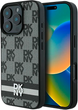Панель DKNY Checkered Pattern & Printed Stripes для Apple iPhone 16 Pro Max Black (3666339334130) - зображення 1