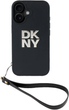 Панель DKNY Wrist Strap Stock Logo для Apple iPhone 16 Black (3666339334543) - зображення 2