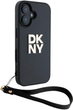 Панель DKNY Wrist Strap Stock Logo для Apple iPhone 16 Black (3666339334543) - зображення 3