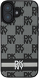 Панель DKNY Checkered Pattern & Printed Stripes для Apple iPhone 16 Black (3666339334109) - зображення 3
