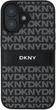 Etui DKNY Texture Pattern Tonal Stripe do Apple iPhone 16 Black (3666339333300) - obraz 2