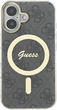 Etui Guess IML 4G MagSafe do Apple iPhone 16 Plus Black (GUHMP16MH4STK) - obraz 2