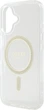 Etui Guess IML Glitter Circle MagSafe do Apple iPhone 16 Plus Transparent (GUHMP16MHFGERET) - obraz 6