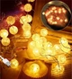 Гирлянда-нить диодная Хрустальные шарики USB/батарейка 20LED 2 м (1000-RV355) - изображение 1