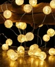Гирлянда-нить диодная Хрустальные шарики USB/батарейка 20LED 2 м (1000-RV355) - изображение 3