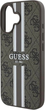 Etui Guess 4G Printed Stripes MagSafe do Apple iPhone 16 Plus Brown (GUHMP16MP4RPSW) - obraz 6