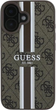 Etui Guess 4G Printed Stripes MagSafe do Apple iPhone 16 Plus Brown (GUHMP16MP4RPSW) - obraz 2