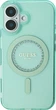 Etui Guess IML Rhinestones MagSafe do Apple iPhone 16 Plus Green (GUHMP16MPFTDTEN) - obraz 2