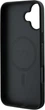 Etui Guess Grained Ring MagSafe do Apple iPhone 16 Plus Black (GUHMP16MPGHSMMK) - obraz 7