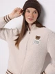 Толстовка на молнии утепленная женская Colin's CL1076627BEI M Beige (8684112955889) - изображение 4