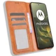 Чехол-книжка Deexe Retro Style для Motorola Edge 70 - Brown - изображение 4