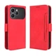 Чохол-книжка з кишеньками Deexe Wallet Stand для TECNO Spark 40 - Red - зображення 1