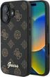 Etui Guess Peony Script MagSafe do Apple iPhone 16 Plus Black (GUHMP16MPGPYSK) - obraz 1