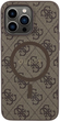 Панель Guess 4G Collection Leather Metal Logo MagSafe для Apple iPhone 13/13 Pro Brown (3666339226404) - зображення 2