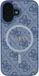 Etui Guess 4G Ring Classic Logo MagSafe do Apple iPhone 16 Blue (GUHMP16SG4GFRB) - obraz 2