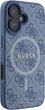 Etui Guess 4G Ring Classic Logo MagSafe do Apple iPhone 16 Blue (GUHMP16SG4GFRB) - obraz 4