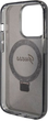 Панель Guess Ring Stand Script Glitter MagSafe для Apple iPhone 13/13 Pro Black (3666339156268) - зображення 7