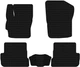 EVA коврики EVAtech в салон авто для 3 (BK) Mazda 2004-2009 1 поколения Sedan USA Капля Черная Черный кант (MZ11890C5KBB) - изображение 1