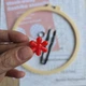 Полный набор водорастворимых трафаретов для вышивки Сашико (4 шт. А4) | Включает пяльцы, наперсток и инструменты. SET-3 - изображение 7