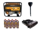 Бензиновый генератор EF Power TBS6500S + газовая плитка Orcamp CK-505 + картридж газовый Pegas 400 мл (8 шт.) - изображение 1