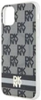 Панель DKNY IML Checkered Mono Pattern & Printed Stripes MagSafe для Apple iPhone 11 / Xr Black (3666339269258) - зображення 4